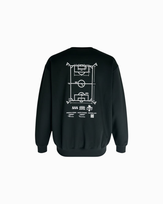 A-pitch Sweatwear / Black × White
