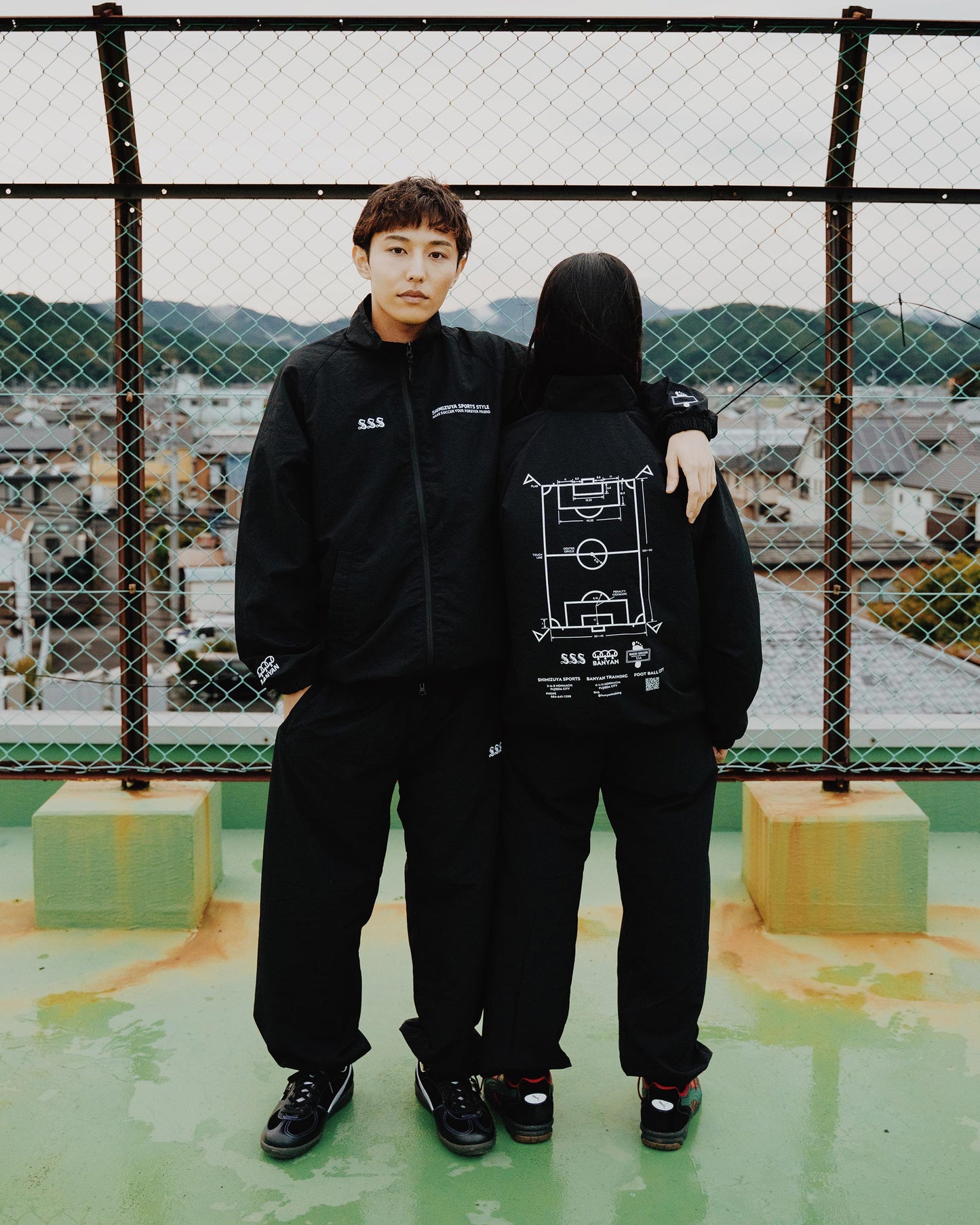 A-pitch Nylon Blouson
