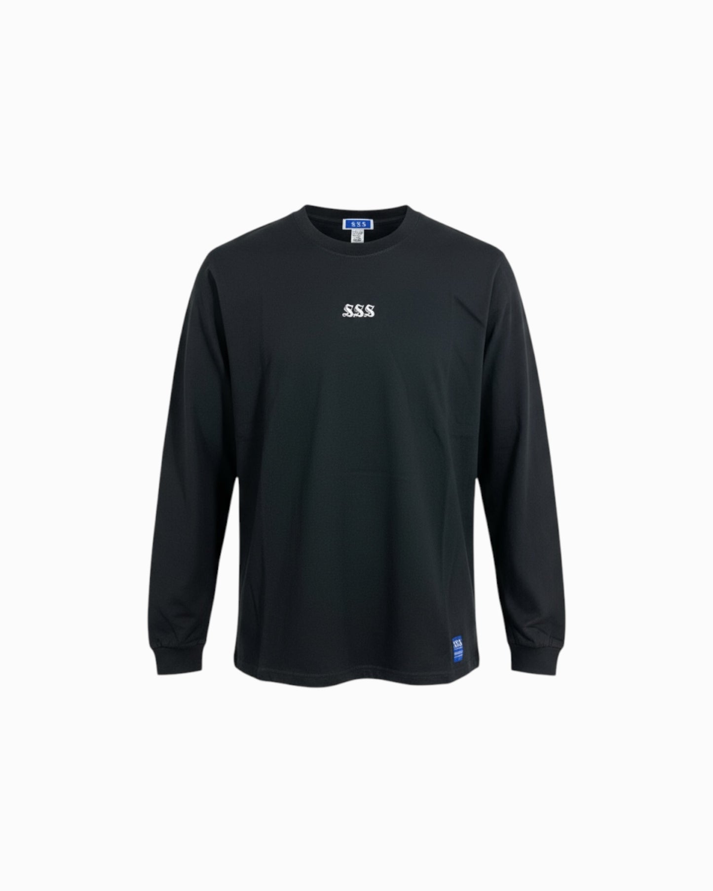 A-pitch Long Sleeve Tee / Black × White