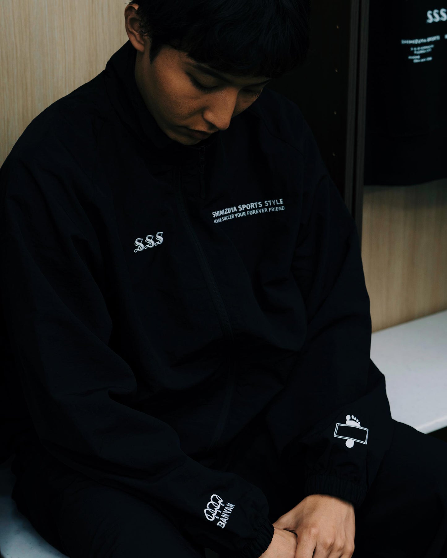 A-pitch Nylon Blouson