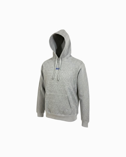 A-pitch Sweat Hoodie / Gray × Blue
