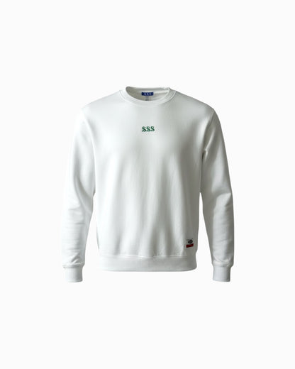 A-pitch Sweatwear / White × Green