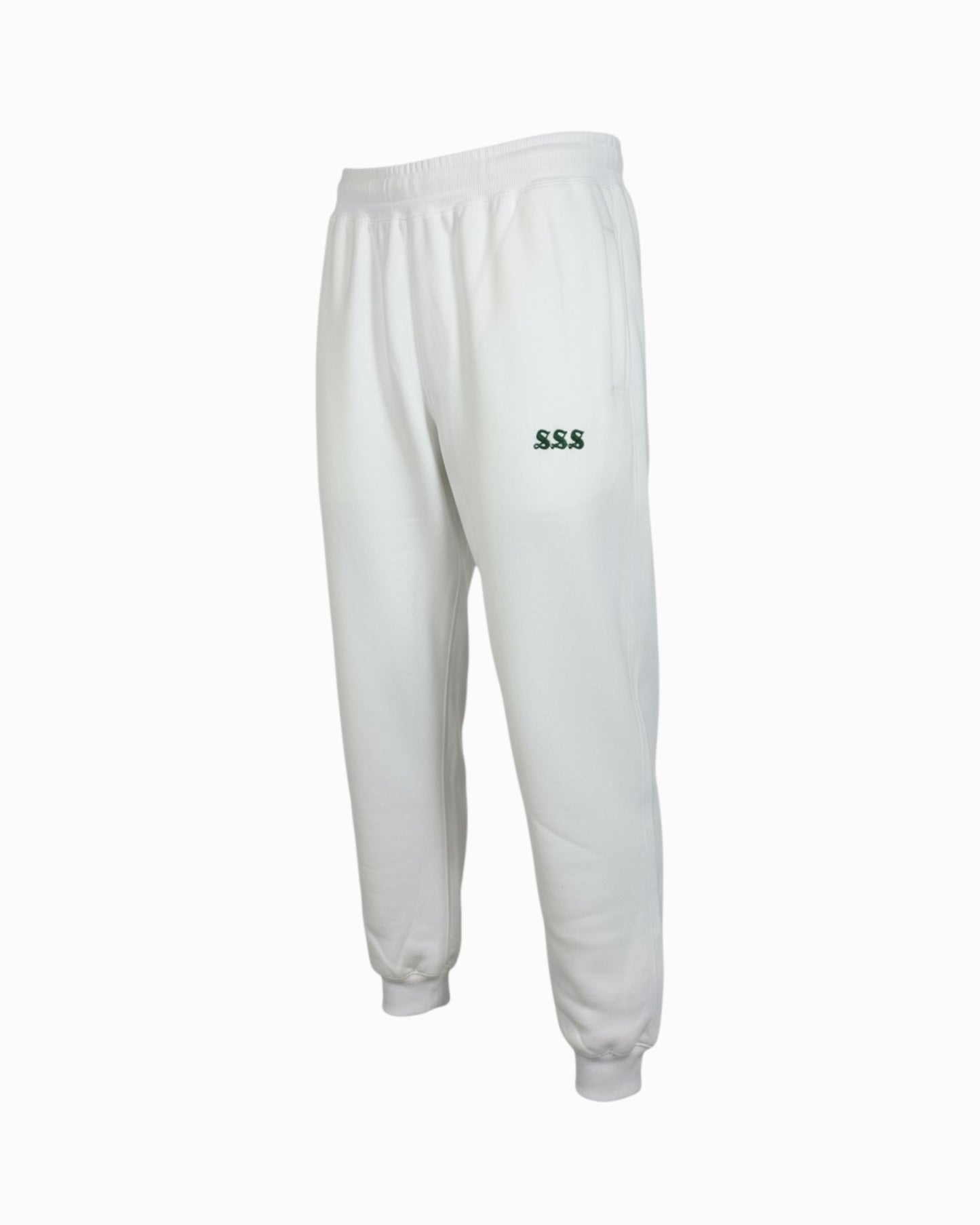 Sweatpants / White × Green