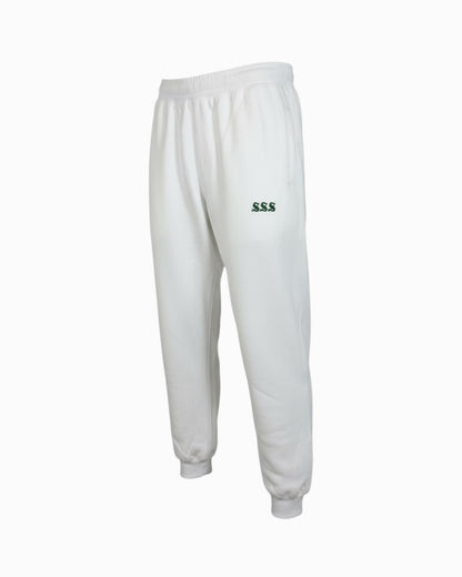 Sweatpants / White × Green