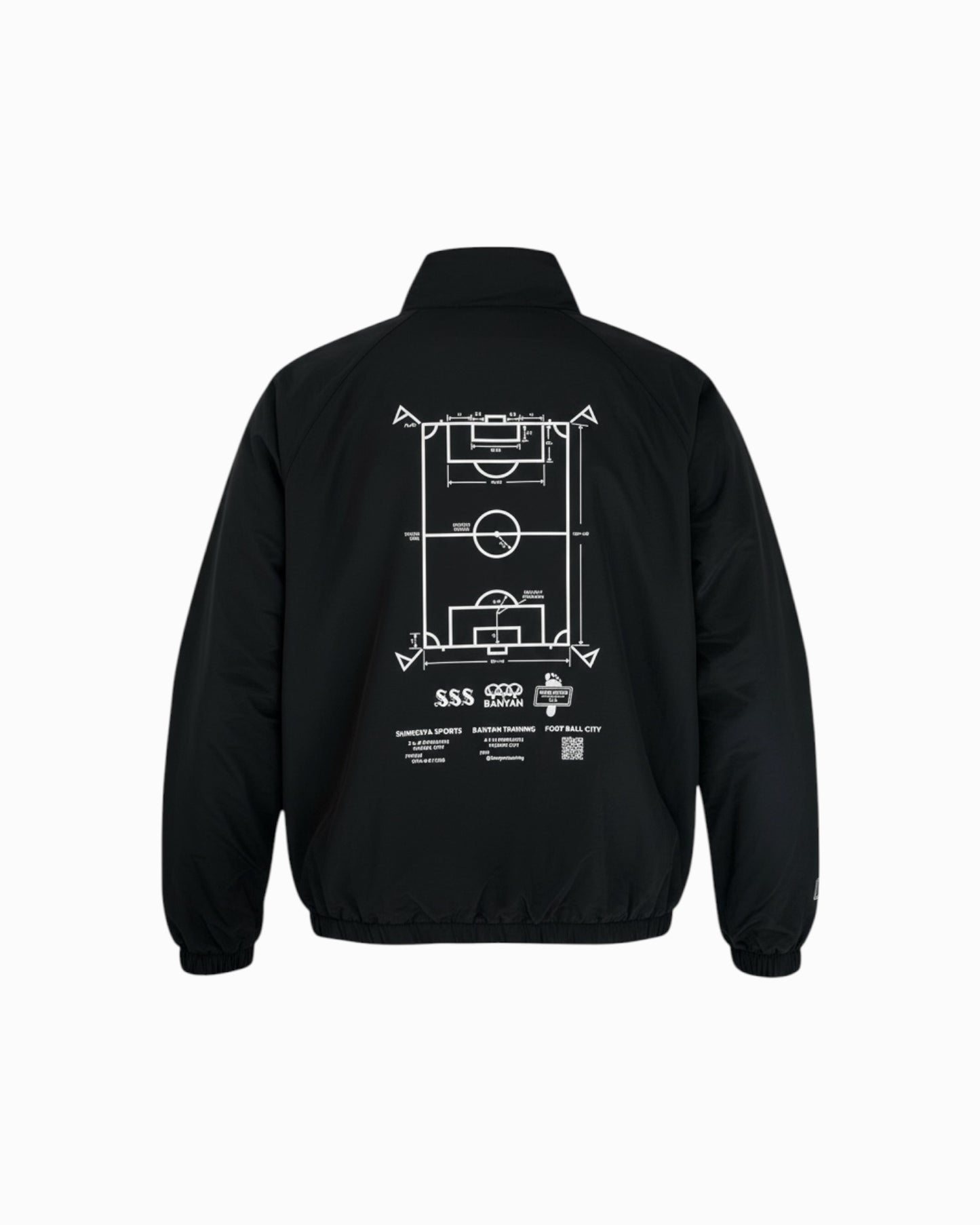 A-pitch Nylon Blouson
